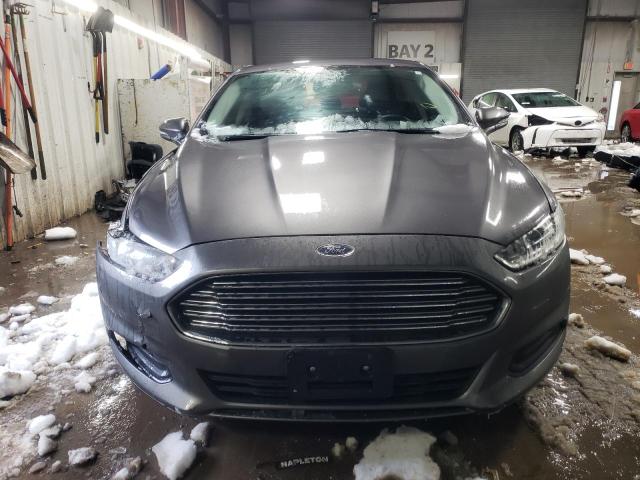 3FA6P0HR5DR383227 - 2013 FORD FUSION SE GRAY photo 5