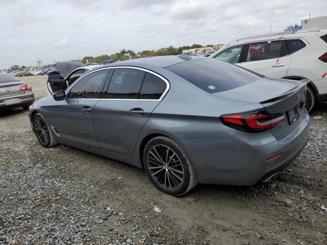 WBA53BH07MCF73317 - 2021 BMW 530 I GRAY photo 2