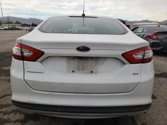 1FA6P0H71G5132081 - 2016 FORD FUSION SE WHITE photo 6