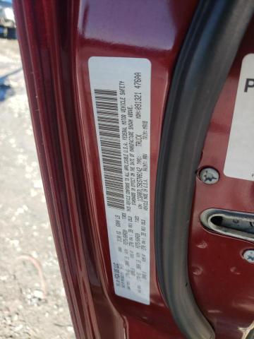 1C6RR7LT5KS708142 - 2019 RAM 1500 CLASS SLT Bordeaux photo 12