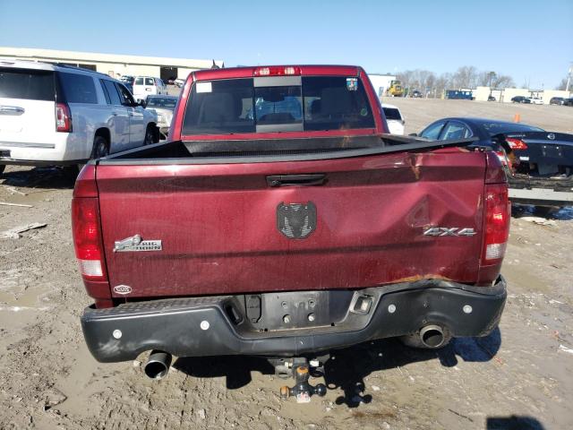 1C6RR7LT5KS708142 - 2019 RAM 1500 CLASS SLT Bordeaux photo 6
