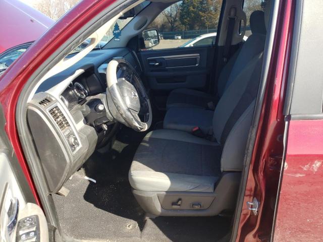 1C6RR7LT5KS708142 - 2019 RAM 1500 CLASS SLT Bordeaux photo 7