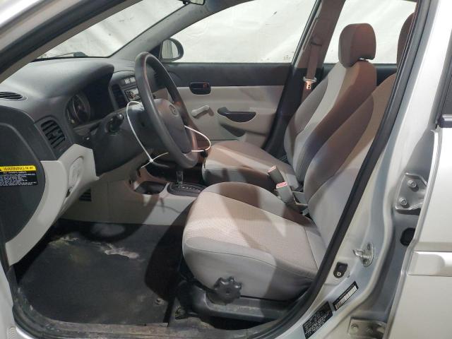 KMHCN46C79U322742 - 2009 HYUNDAI ACCENT GLS SILVER photo 7