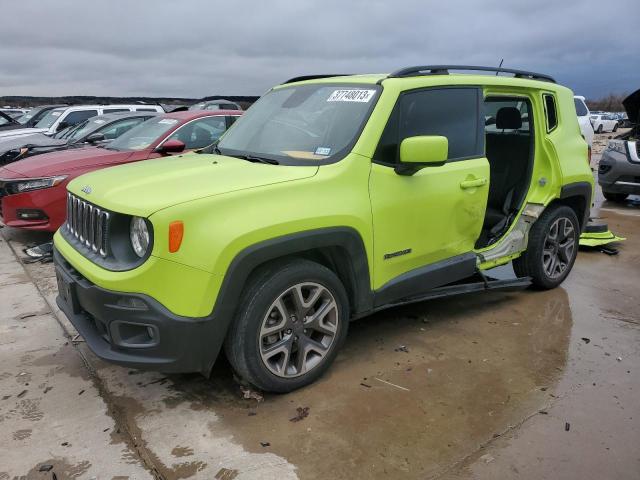 ZACCJABB7HPF42586 - 2017 JEEP RENEGADE LATITUDE GREEN photo 1