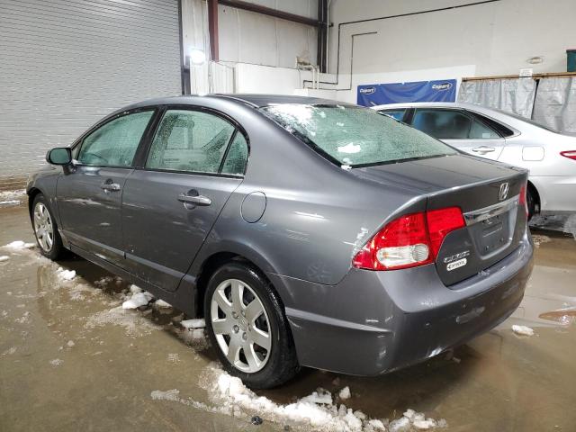 19XFA1E51AE007727 - 2010 HONDA CIVIC LX GRAY photo 2