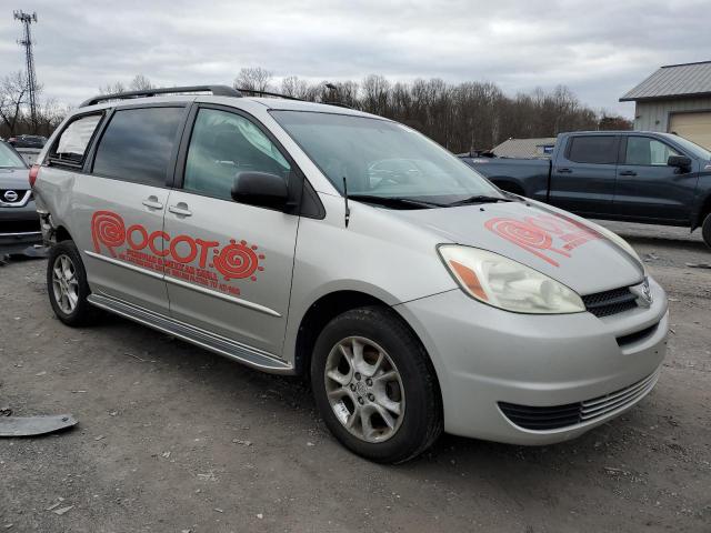 5TDBA23C94S007846 - 2004 TOYOTA SIENNA LE SILVER photo 4