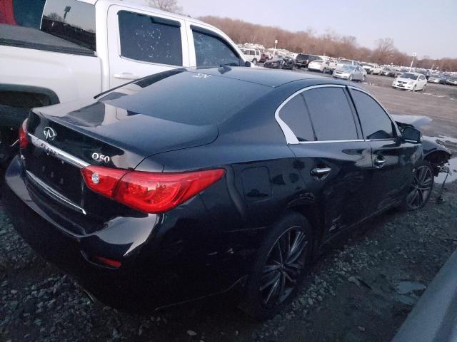 JN1BV7AR3EM701506 - 2014 INFINITI Q50 BASE BLACK photo 3