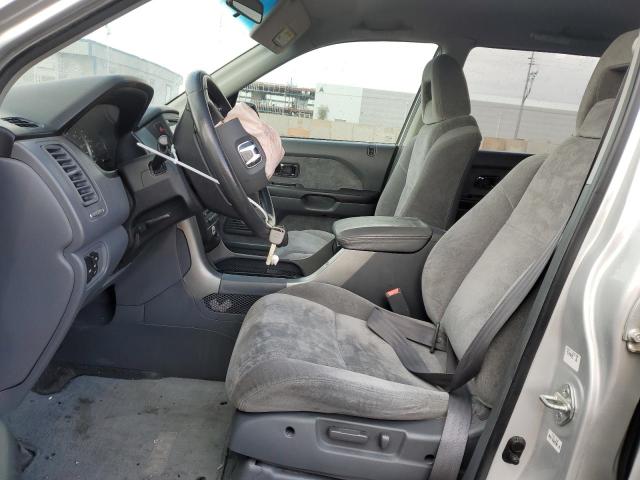 2HKYF18495H516589 - 2005 HONDA PILOT EX GRAY photo 7