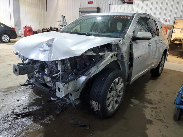 1GNEVKKW1LJ217678 - 2020 CHEVROLET TRAVERSE PREMIER SILVER photo 1