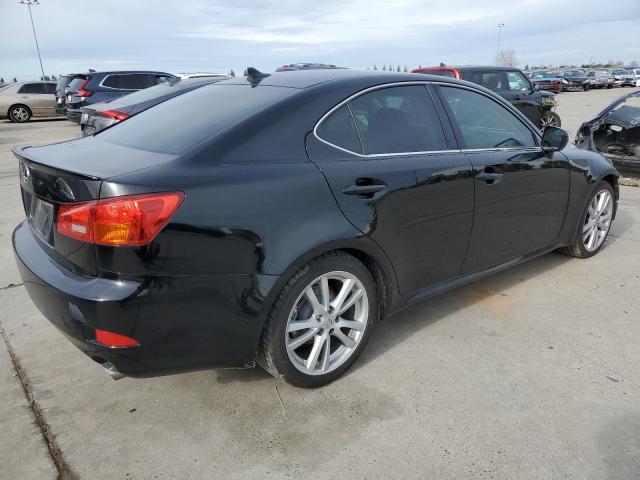 JTHBK262675035953 - 2007 LEXUS IS 250 BLACK photo 3