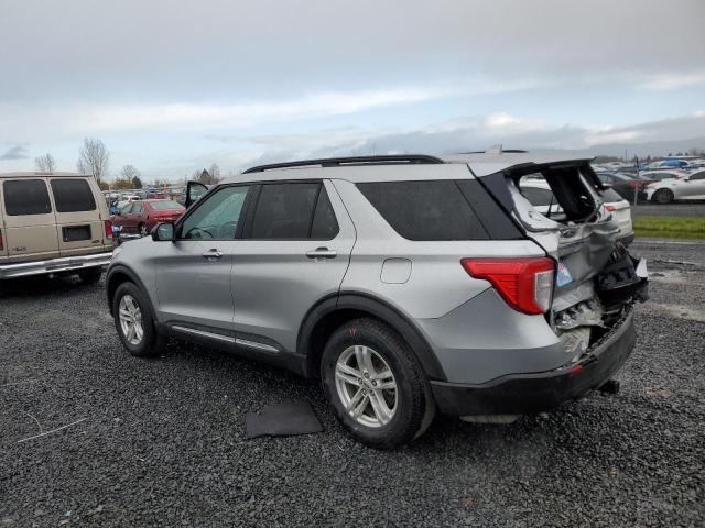 1FMSK8DH4LGC51709 - 2020 FORD EXPLORER 4 XLT SILVER photo 2