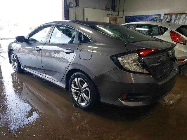 19XFC2F56JE014137 - 2018 HONDA CIVIC LX GRAY photo 2