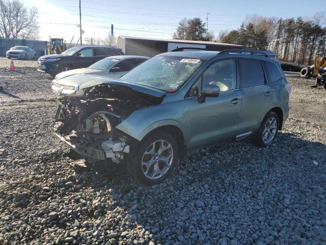 JF2SJAWC5HH484842 - 2017 SUBARU FORESTER 2.5I TOURING GREEN photo 1