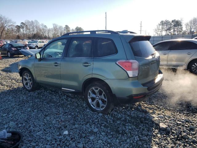 JF2SJAWC5HH484842 - 2017 SUBARU FORESTER 2.5I TOURING GREEN photo 2