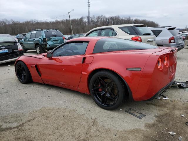 1G1YY26EX85117098 - 2008 CHEVROLET CORVETTE Z06 RED photo 2