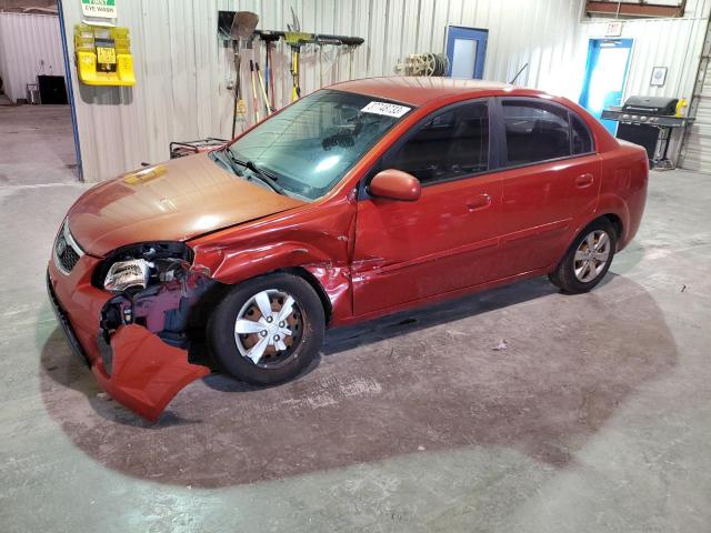 KNADH4A36B6848892 - 2011 KIA RIO BASE ORANGE photo 1