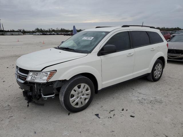 3C4PDCAB0LT219147 - 2020 DODGE JOURNEY SE WHITE photo 1