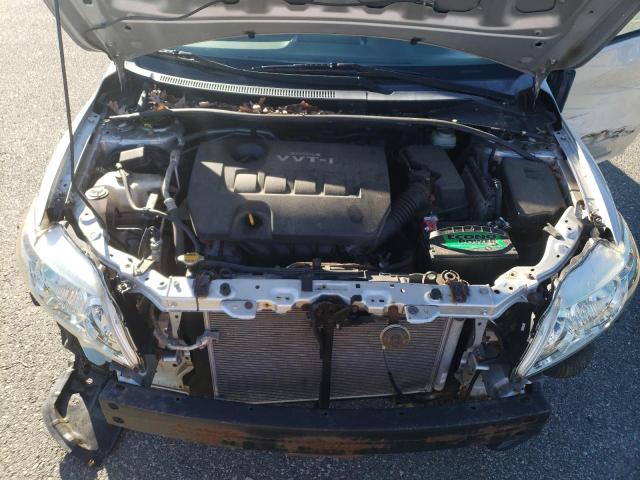 JTDBU4EE8AJ060788 - 2010 TOYOTA COROLLA BASE SILVER photo 11