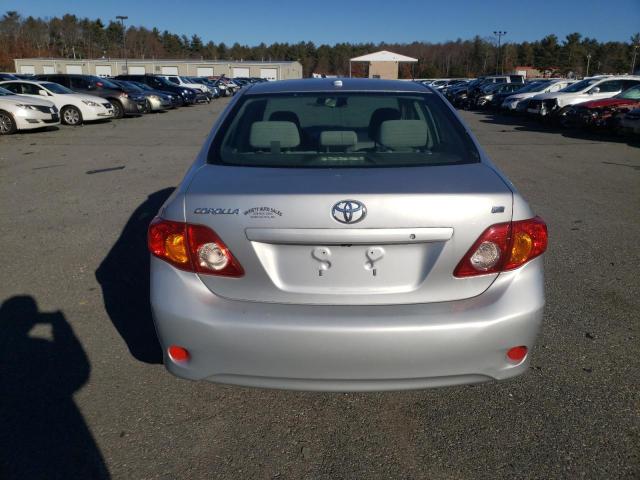 JTDBU4EE8AJ060788 - 2010 TOYOTA COROLLA BASE SILVER photo 6