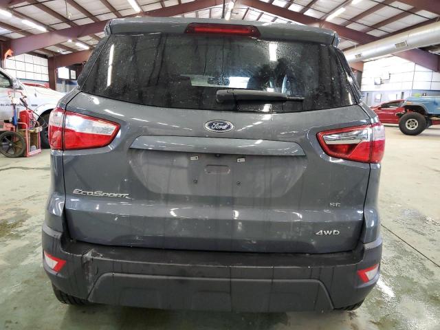 MAJ6S3GL9KC275783 - 2019 FORD ECOSPORT SE SILVER photo 6