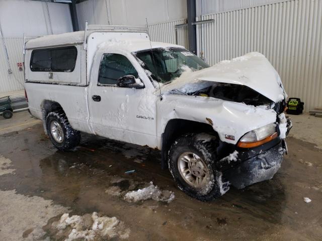 1B7GG26X3XS202128 - 1999 DODGE DAKOTA WHITE photo 4