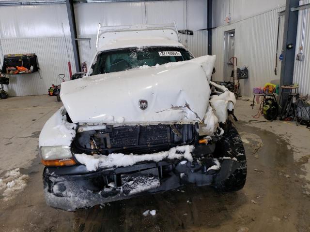 1B7GG26X3XS202128 - 1999 DODGE DAKOTA WHITE photo 5