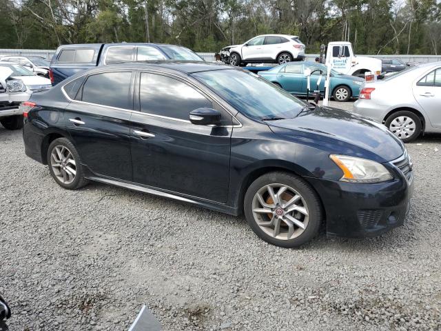 3N1AB7AP5FY356867 - 2015 NISSAN SENTRA S BLACK photo 4