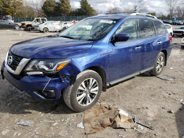 5N1DR2AN5LC623027 - 2020 NISSAN PATHFINDER S BLUE photo 1