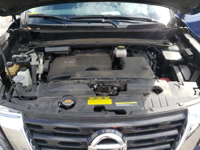 5N1DR2AN5LC623027 - 2020 NISSAN PATHFINDER S BLUE photo 11