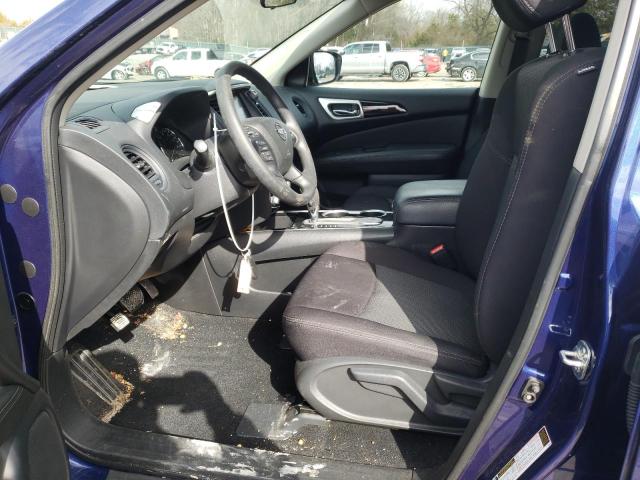 5N1DR2AN5LC623027 - 2020 NISSAN PATHFINDER S BLUE photo 7