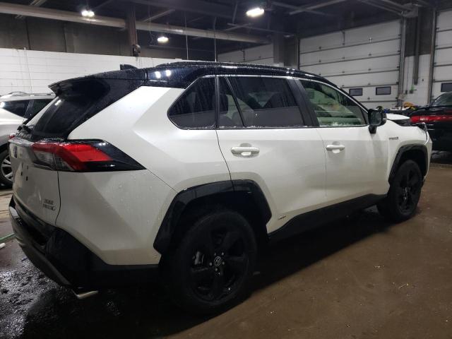 JTMEWRFV0KD507617 - 2019 TOYOTA RAV4 XSE WHITE photo 3