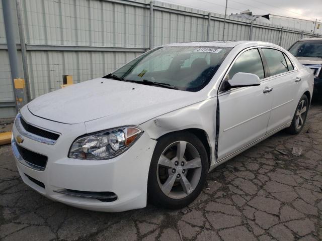 1G1ZC5EU8CF396857 - 2012 CHEVROLET MALIBU 1LT WHITE photo 1