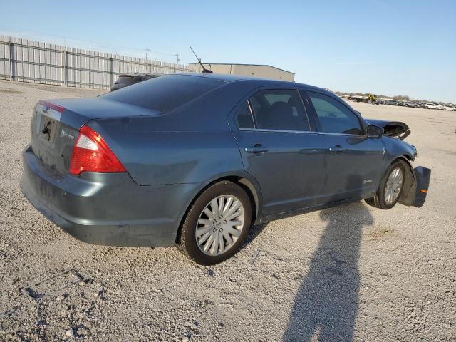 3FADP0L32BR215276 - 2011 FORD FUSION HYBRID BLUE photo 3