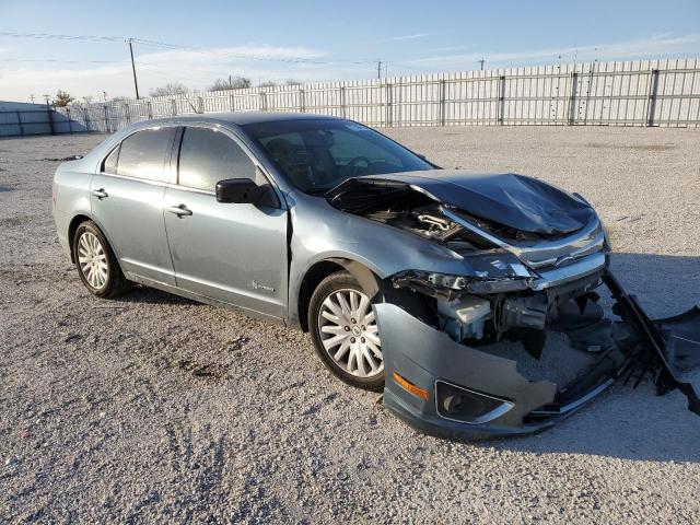 3FADP0L32BR215276 - 2011 FORD FUSION HYBRID BLUE photo 4