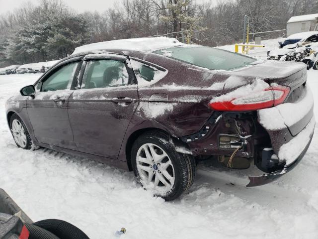 3FA6P0H71DR187168 - 2013 FORD FUSION SE MAROON photo 2