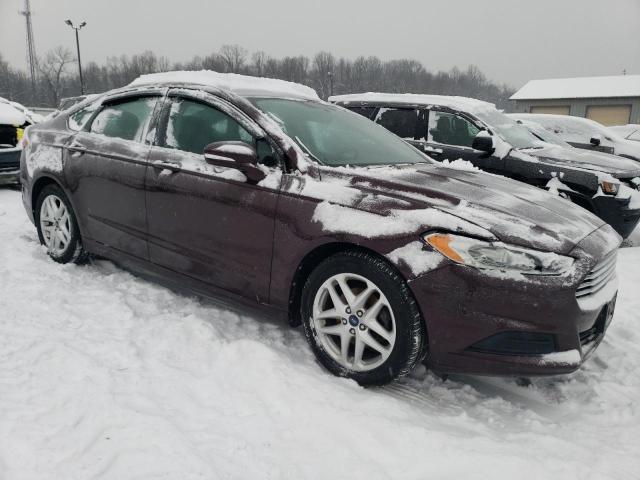 3FA6P0H71DR187168 - 2013 FORD FUSION SE MAROON photo 4