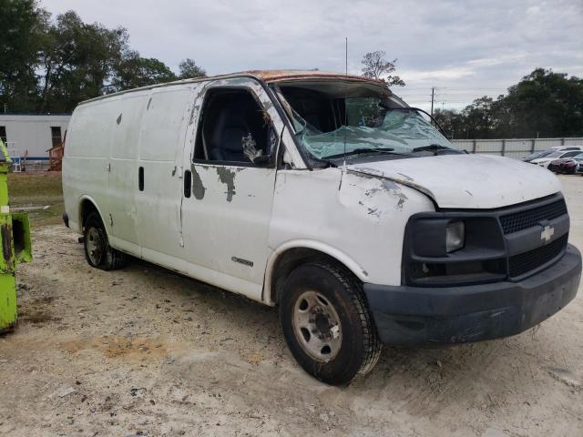 1GCGG25V151100992 - 2005 CHEVROLET EXPRESS G2 WHITE photo 4