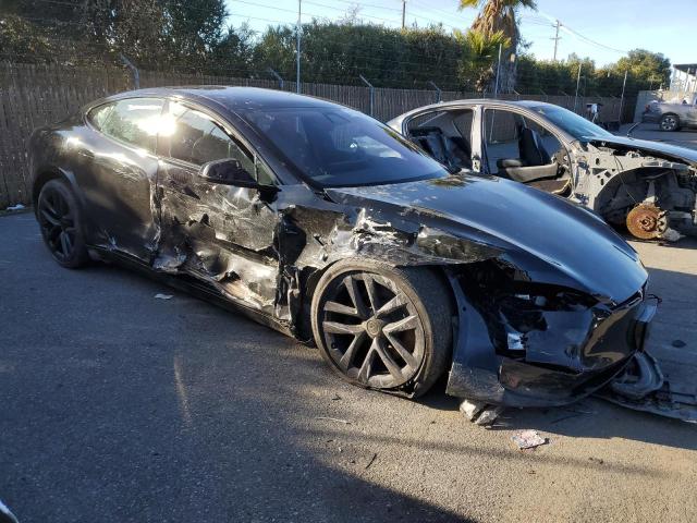 5YJSA1E64NF473157 - 2022 TESLA MODEL S 黑色 照片 4