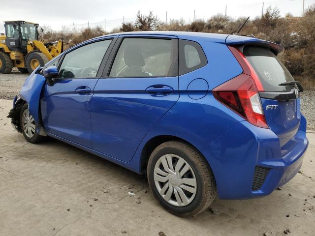 JHMGK5H52HS006936 - 2017 HONDA FIT LX BLUE photo 2