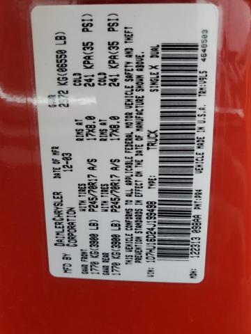 1D7HU16D24J199498 - 2004 DODGE RAM 1500 ST RED photo 13