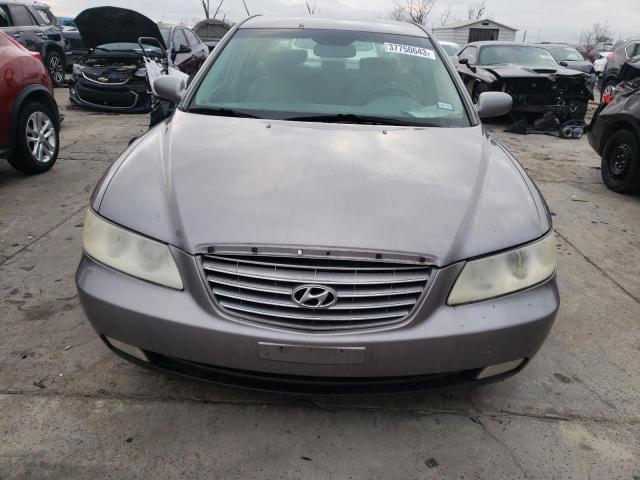 KMHFC46F46A069809 - 2006 HYUNDAI AZERA SE GRAY photo 5