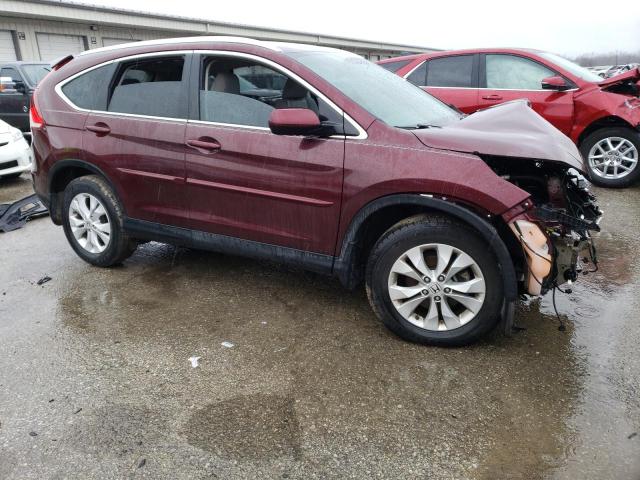 5J6RM4H78DL056139 - 2013 HONDA CR-V EXL BURGUNDY photo 4