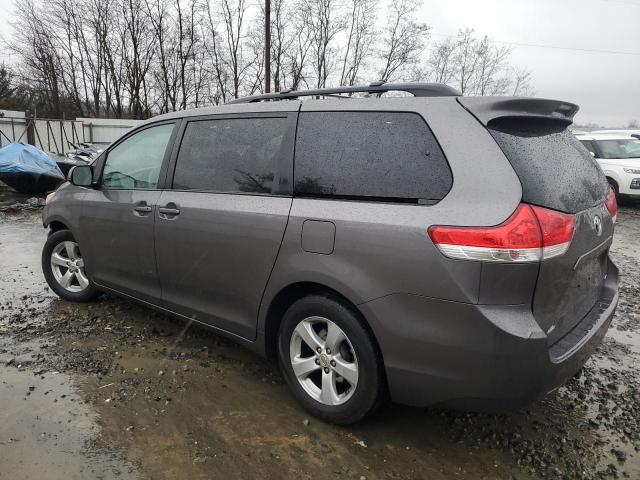 5TDKK3DC8BS085369 - 2011 TOYOTA SIENNA LE GRAY photo 2