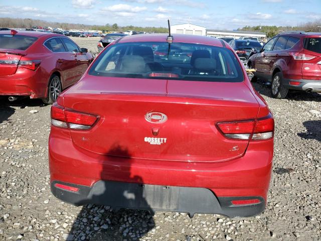 3KPA24AB5KE248857 - 2019 KIA RIO S RED photo 6