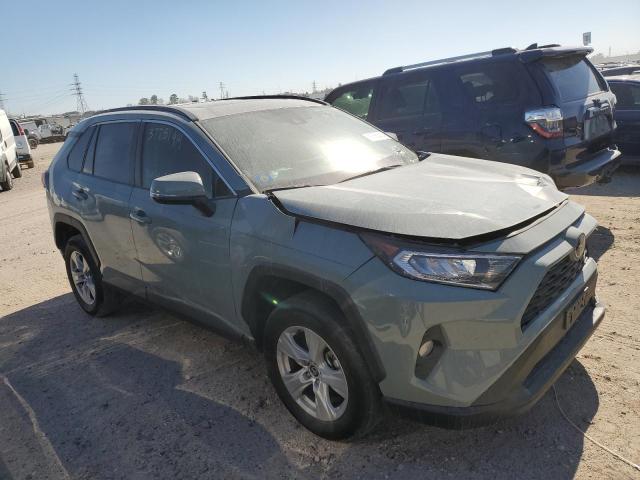 2T3W1RFV9MW162788 - 2021 TOYOTA RAV4 XLE TURQUOISE photo 4