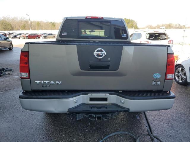 1N6BA07A76N564855 - 2006 NISSAN TITAN XE GRAY photo 6