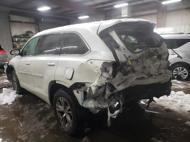 5TDBKRFH4GS307571 - 2016 TOYOTA HIGHLANDER LE WHITE photo 2