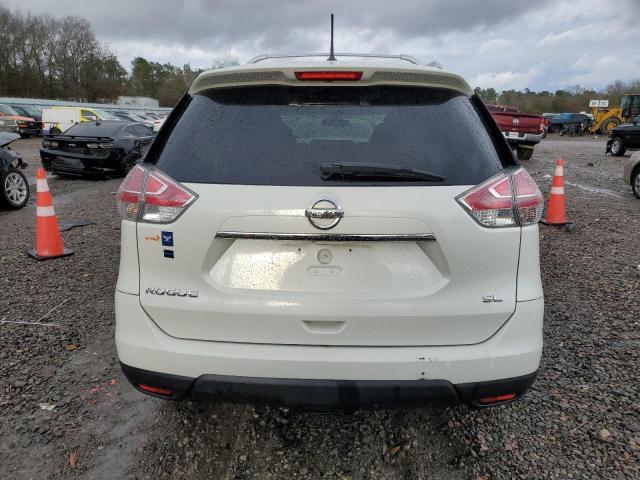 5N1AT2MT1FC859631 - 2015 NISSAN ROGUE S WHITE photo 6