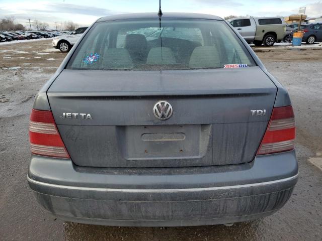 3VWSR69M94M104817 - 2004 VOLKSWAGEN JETTA GLS TDI GRAY photo 6