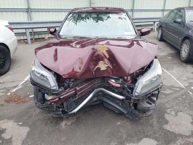 1HGCR2F35FA225244 - 2015 HONDA ACCORD LX MAROON photo 5